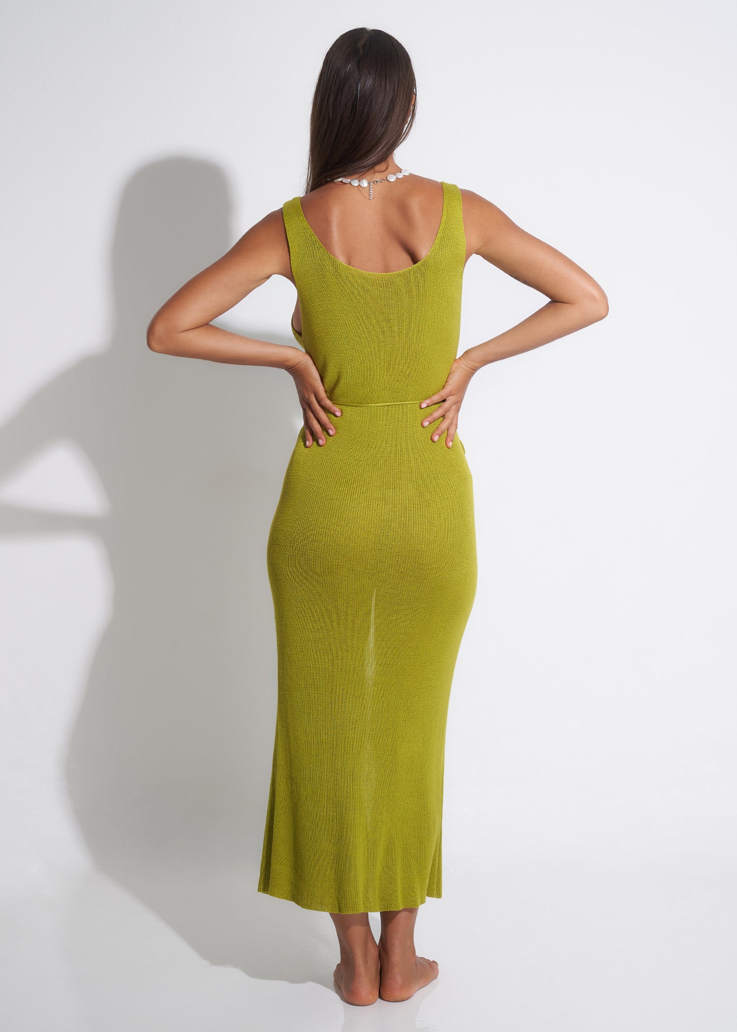 Sol Wrap Dress in green