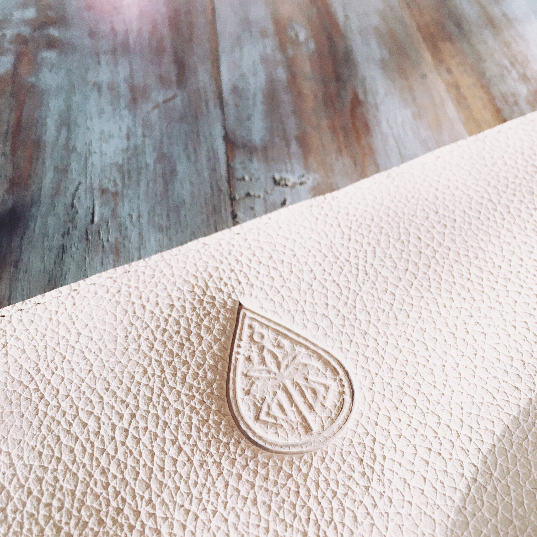 Island Luxe Leather Clutch
