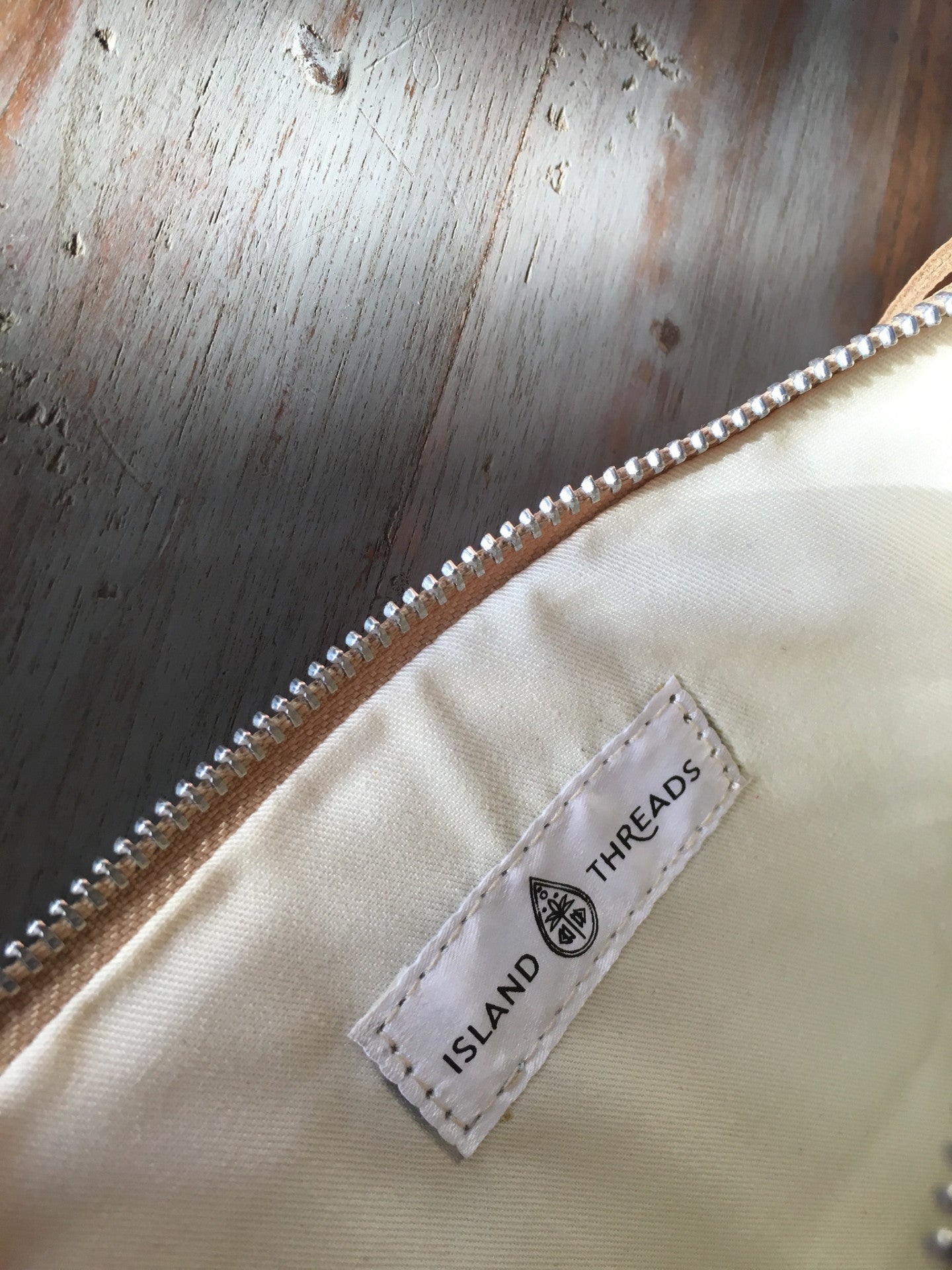 Island Luxe Leather Clutch