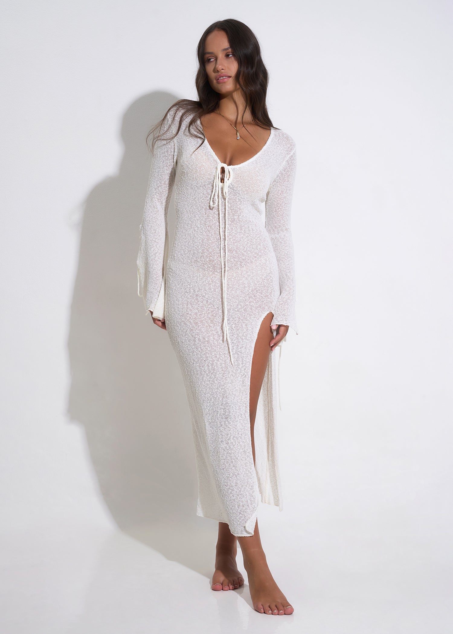 Nefeli Bone Maxi Dress (PRE ORDER)