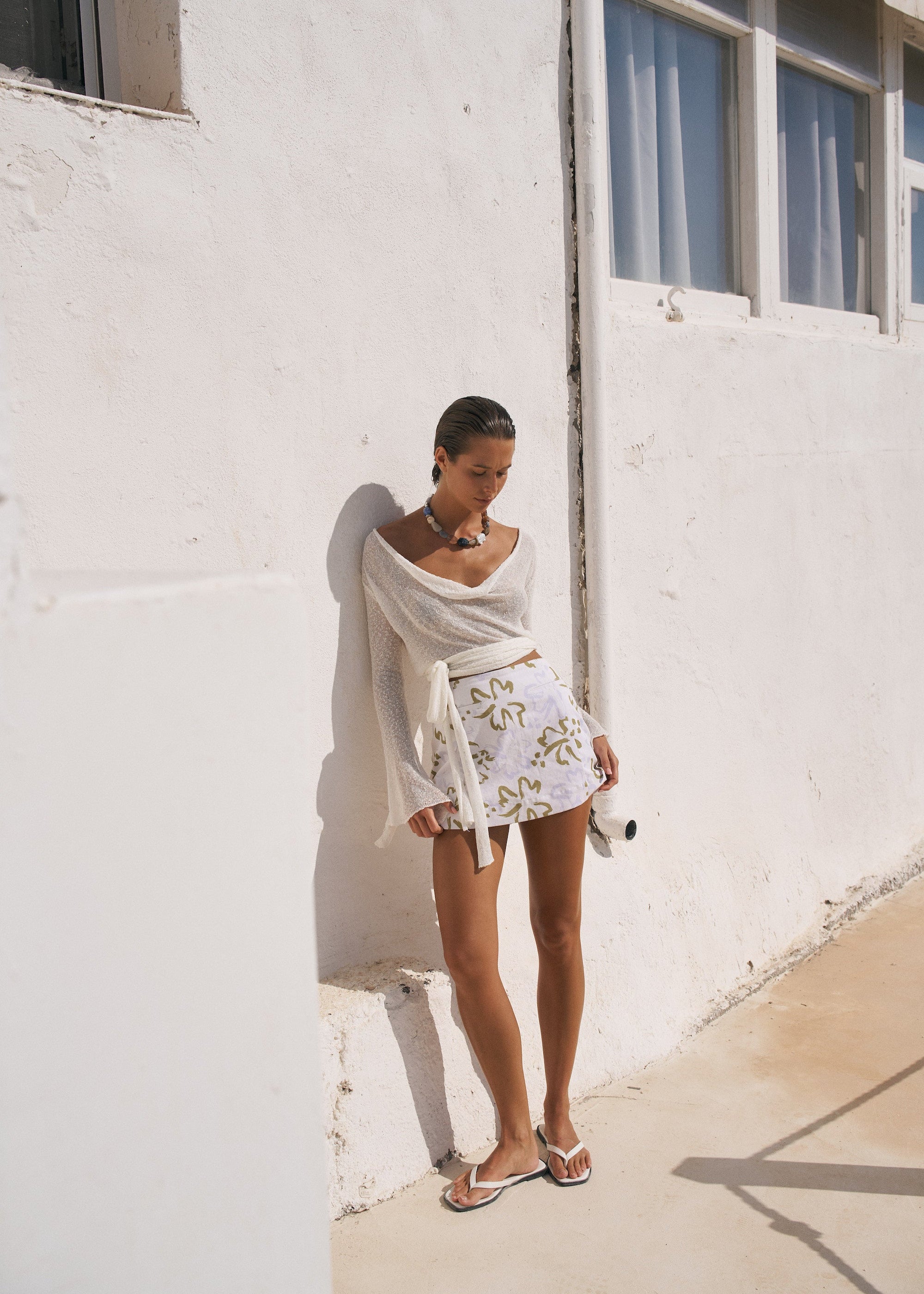 Hibiscus Mini Skirt