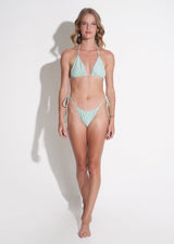 Alani triangle Bikini Top in matcha