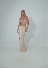 Ramil Maxi skirt in cream