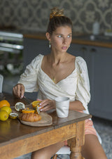 Sweetheart Top in vanilla cream