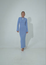 Nusa Maxi Dress in Blue