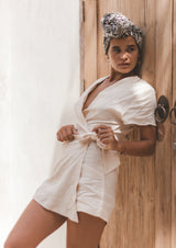 Cream Farah Romper