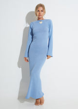Nusa Maxi Dress in Blue