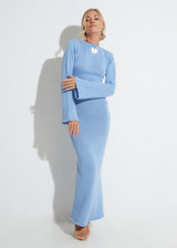 Nusa Maxi Dress in Blue