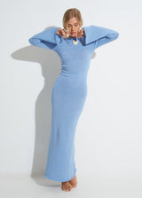 Nusa Maxi Dress in Blue