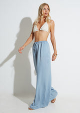 Blue Luxe Palazzo Pants