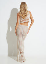 Cove Metallic Knit Skirt