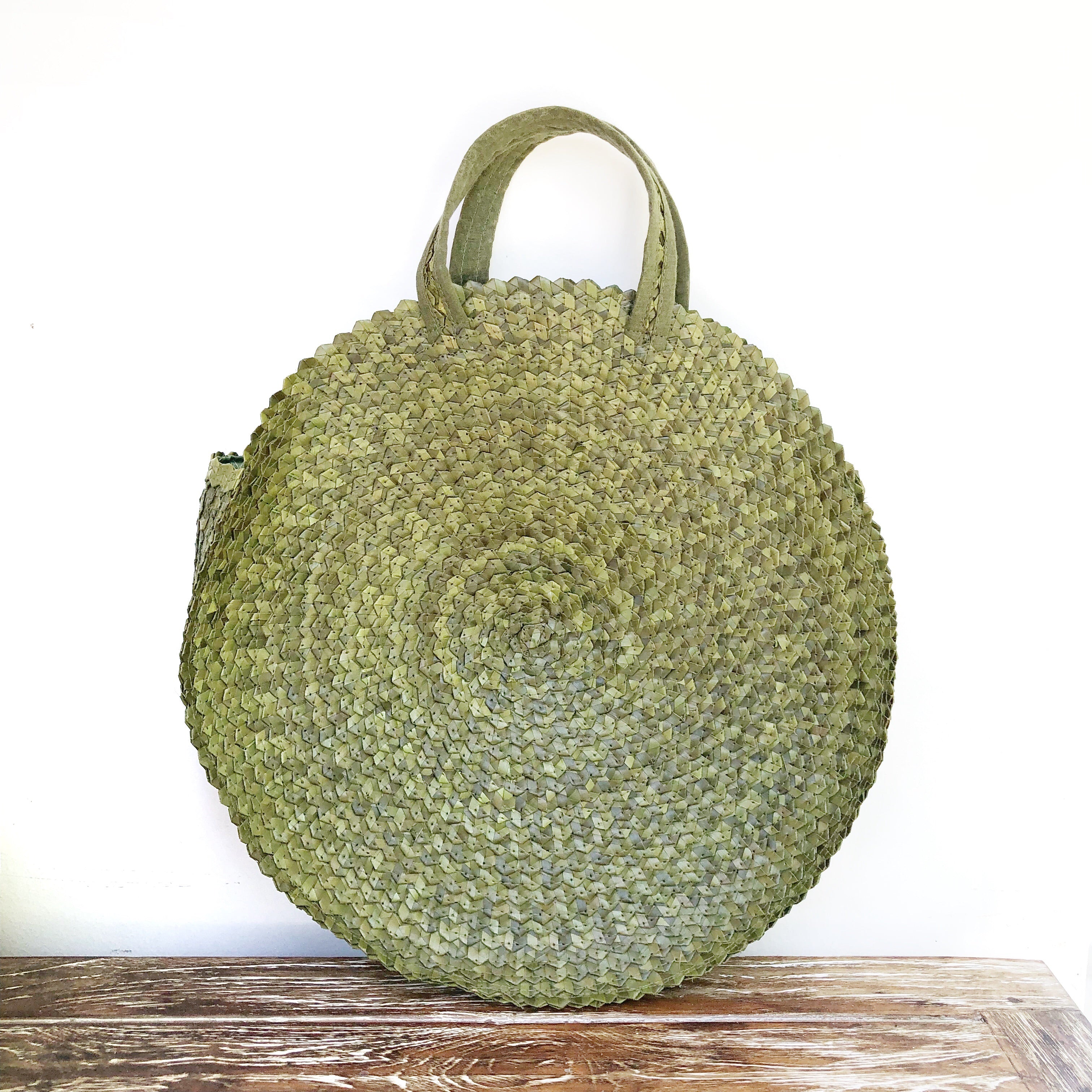 Olive Round Bag