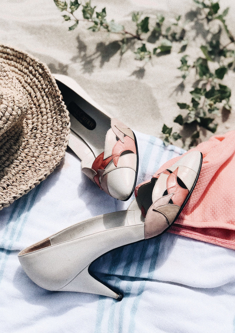 Sorbet Coloured Vintage Shoes