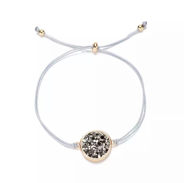 Grey sparkle bracelet